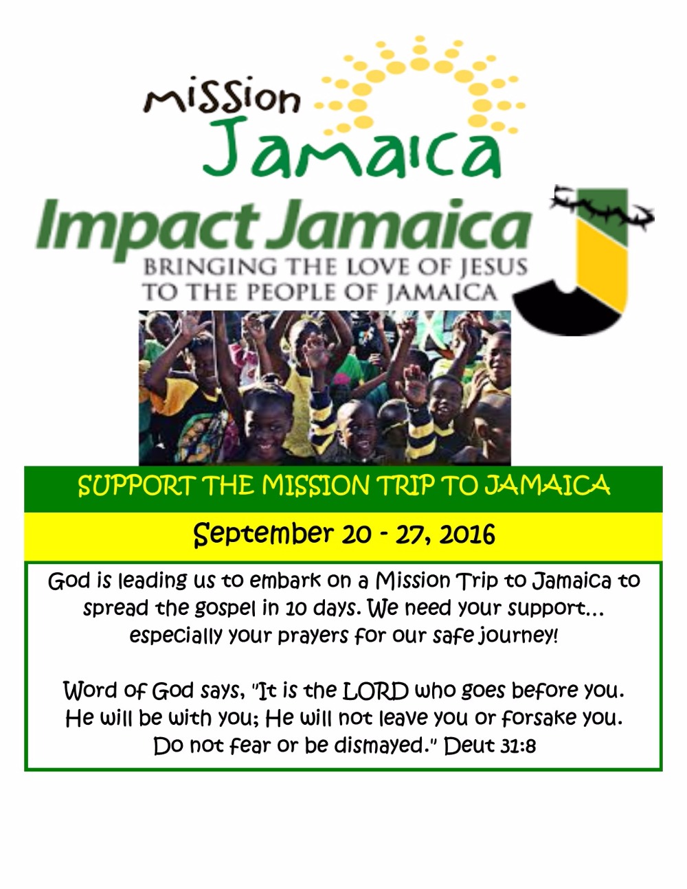 Fundraiser by Greater Faith : MISSION TRIP TO JAMAICA