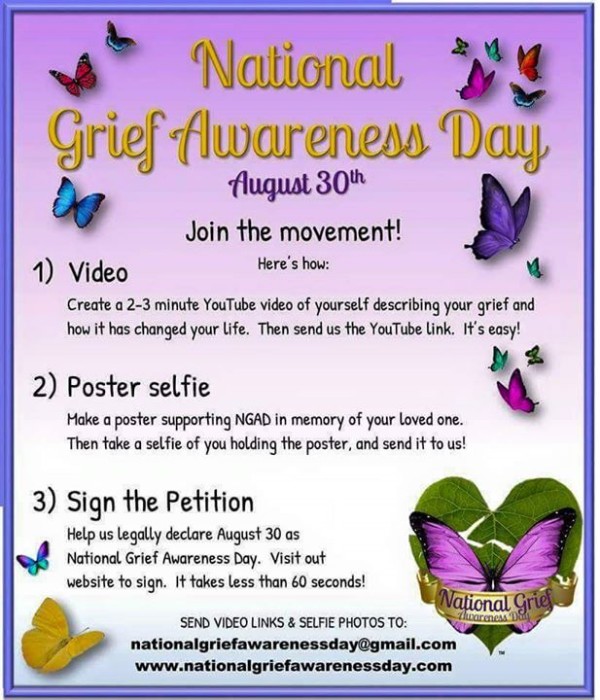 Fundraiser by Angela Cartwright National Grief Awareness Day